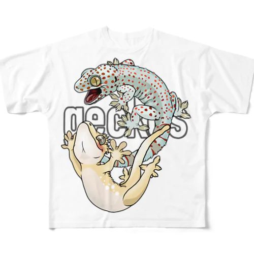 geckos All-Over Print T-Shirt