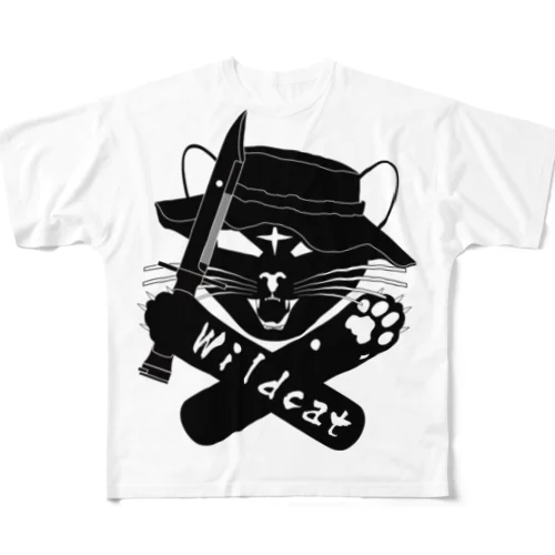 wildcat フルグラフィックTシャツ