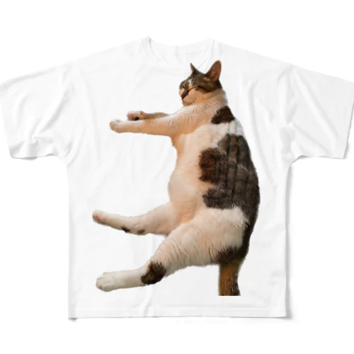 ぷよんぷよんコロン猫 All-Over Print T-Shirt