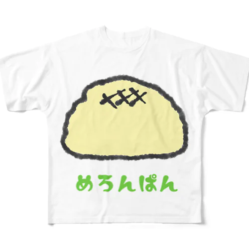 めろんぱん フルグラフィックTシャツ