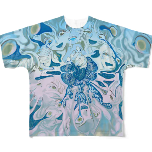 肉の湧く泉グッズ All-Over Print T-Shirt