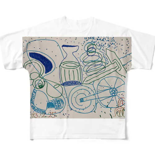 盃 All-Over Print T-Shirt