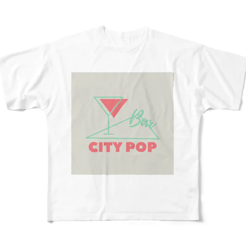 CITY POP フルグラフィックTシャツ