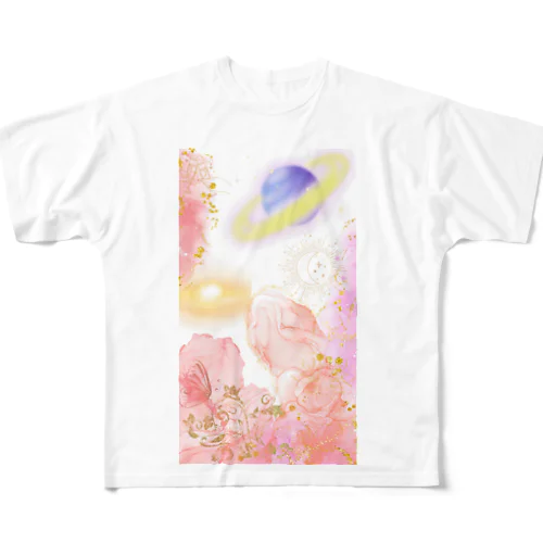 rose space All-Over Print T-Shirt