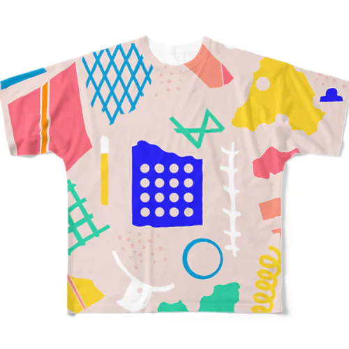 Tanegashima_Space ship piece フルグラフィックTシャツ