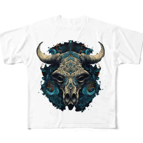 牛頭幻想図 All-Over Print T-Shirt