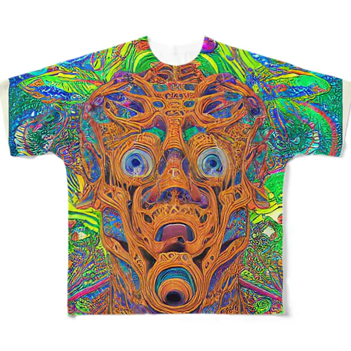 サイケデリック先生 All-Over Print T-Shirt