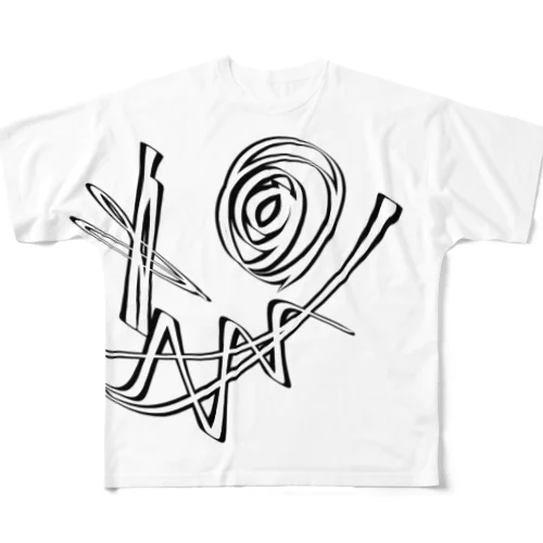 A+Yロゴ All-Over Print T-Shirt