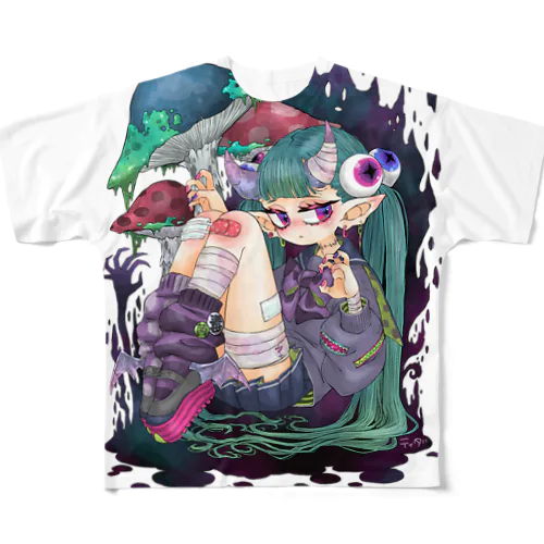 ドクドクちゃん フルグラフィックTシャツ