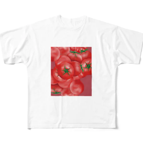 トマトトマト All-Over Print T-Shirt