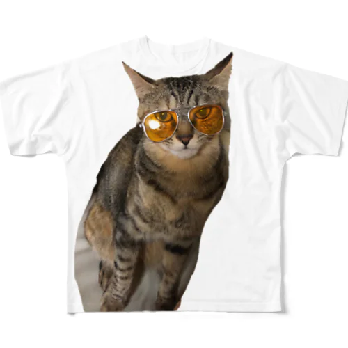 おてんば娘 チロル キジ猫 All-Over Print T-Shirt