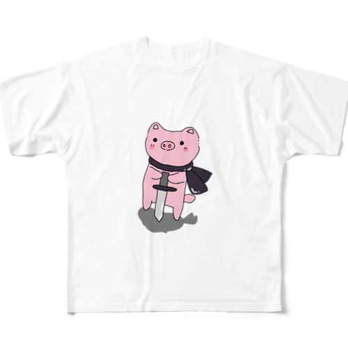 ブタ勇者 フルグラフィックTシャツ