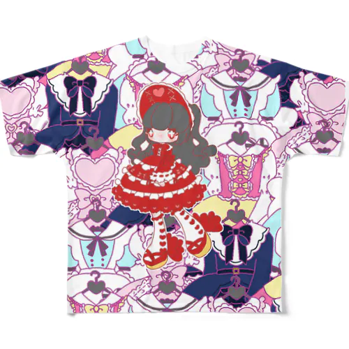 ロリィタちゃんTシャツ All-Over Print T-Shirt