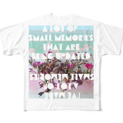 ハーフハーフ All-Over Print T-Shirt