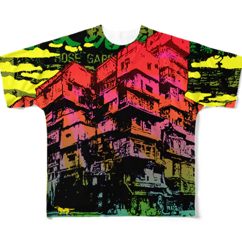 ﾌﾙｸﾞﾗﾌｨｯｸT・九龍混沌倶楽部 All-Over Print T-Shirt