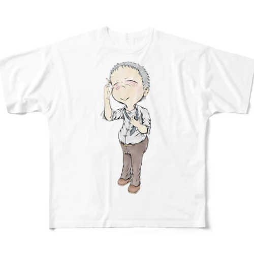 【現代社会：燻銀の渋み】/ Vol019610 All-Over Print T-Shirt
