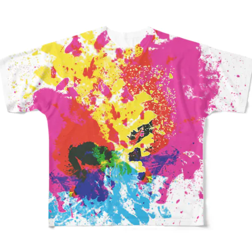 ペンキで、TODAY All-Over Print T-Shirt