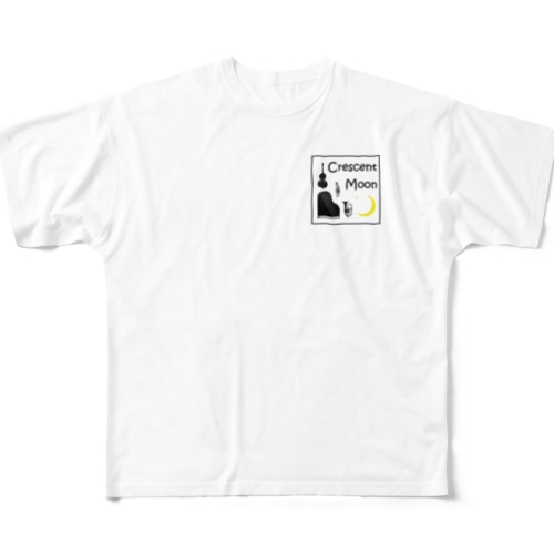 Crescent Moon2 All-Over Print T-Shirt