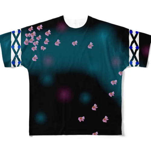 サクラマス！（桜鱒；桜）あらゆる生命たちへ感謝をささげます。 All-Over Print T-Shirt