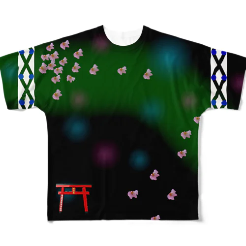 サクラマス！（桜鱒；桜）あらゆる生命たちへ感謝をささげます。 All-Over Print T-Shirt