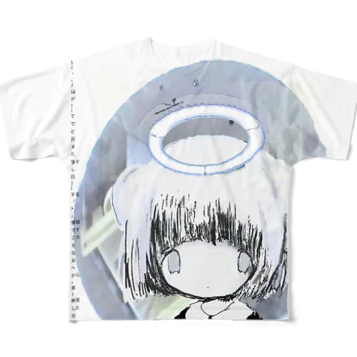 角砂糖擬人化 All-Over Print T-Shirt