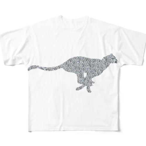 diamond cheetah フルグラフィックTシャツ