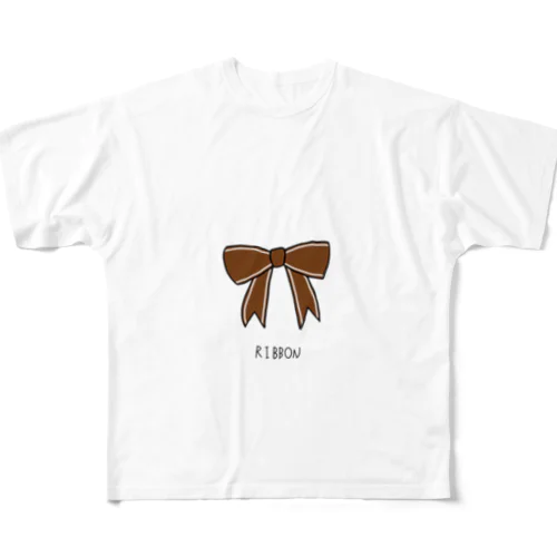 RIBBON_透明 All-Over Print T-Shirt