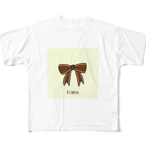 RIBBON フルグラフィックTシャツ