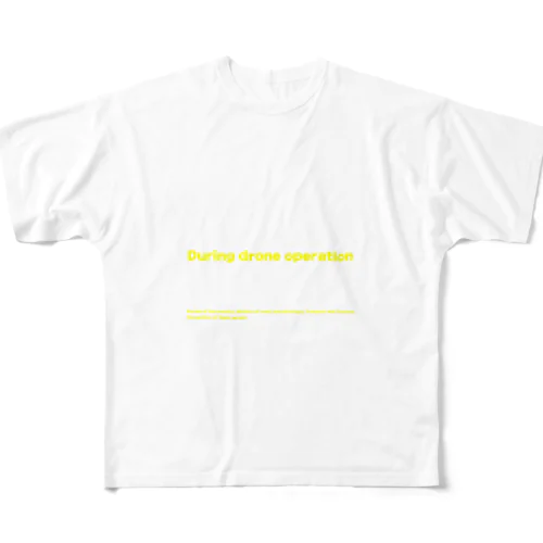 ドローン操縦中ジャケット All-Over Print T-Shirt