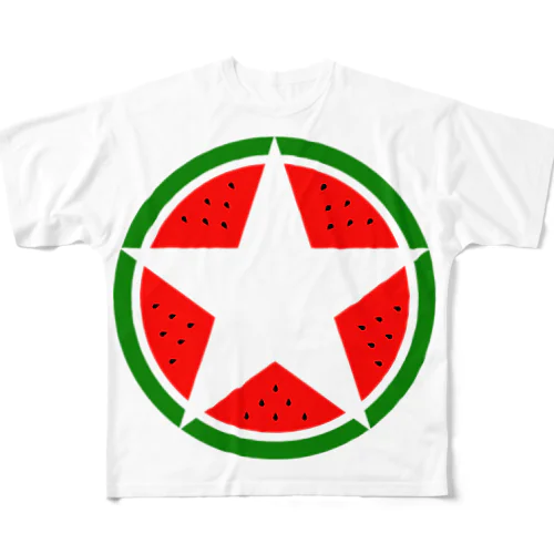 Suica star フルグラフィックTシャツ