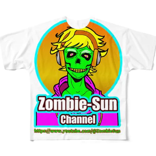 Zombie-Sun 公式グッズ 풀그래픽 티셔츠