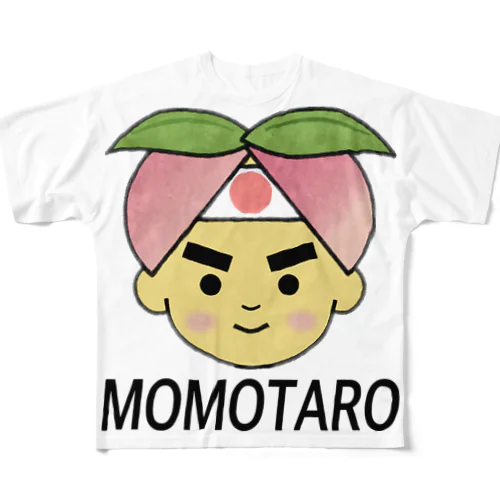 MOMOTARO All-Over Print T-Shirt