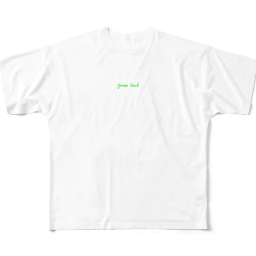 green back T フルグラフィックTシャツ