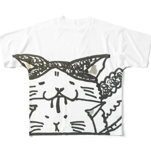 共食い フルグラフィックTシャツ