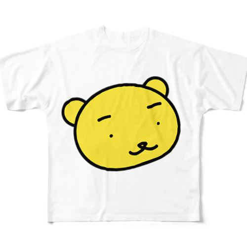 黄ぐまくん®︎（きぐまくん）のグッズ☆ フルグラフィックTシャツ