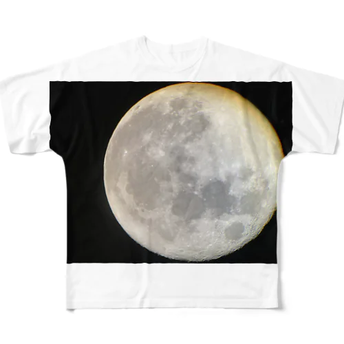 月　宇宙 All-Over Print T-Shirt