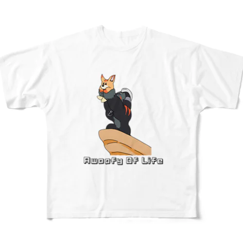 Awoofy Of Life フルグラフィックTシャツ