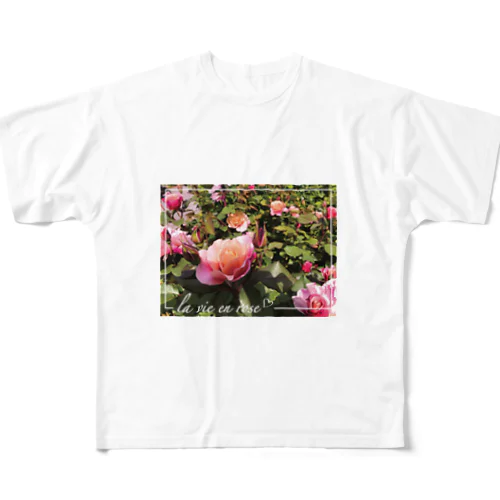 La Vie en rose Ⅱ All-Over Print T-Shirt