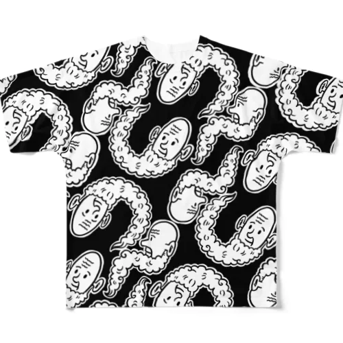 無限おじいさん All-Over Print T-Shirt