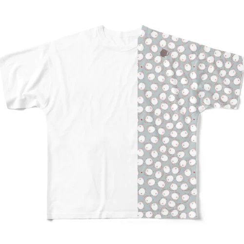 コンタミ All-Over Print T-Shirt