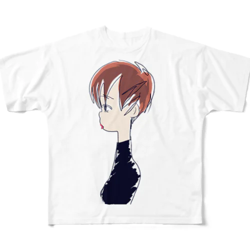 YOKOGAO フルグラフィックTシャツ