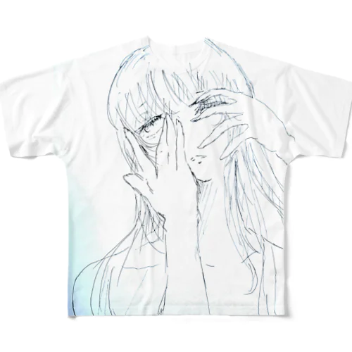 きみと、うみのこえは、酸素ボンベ。 All-Over Print T-Shirt