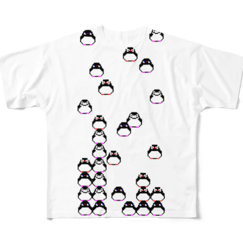 ならんで！ピコピゴセリス(ふつう) フルグラフィックTシャツ