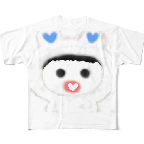 ポエムで抱きしめて（ポエ抱き） フルグラフィックTシャツ