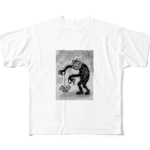 クモの巣男 All-Over Print T-Shirt