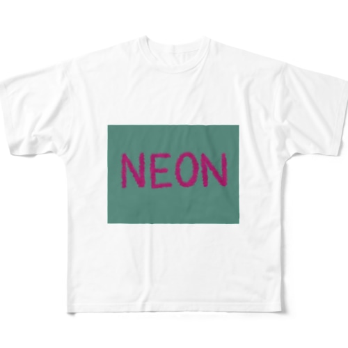 ネオンくん ロゴシリーズ All-Over Print T-Shirt