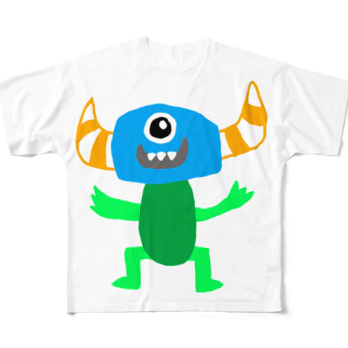 モンスターくん フルグラフィックTシャツ