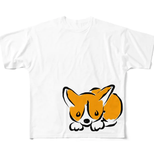 こーぎー(ふせ) フルグラフィックTシャツ