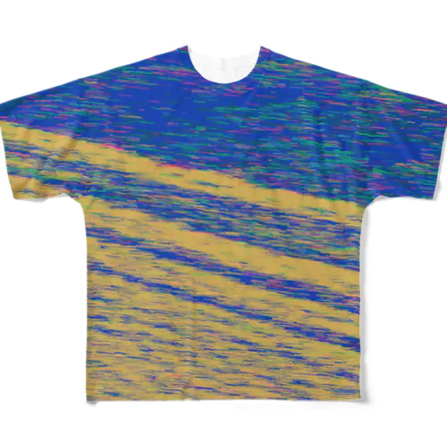 波打ち際（夕暮れ） All-Over Print T-Shirt