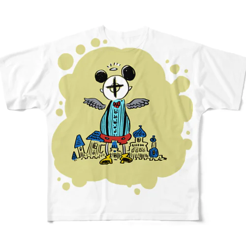 夢を語るネズミ All-Over Print T-Shirt